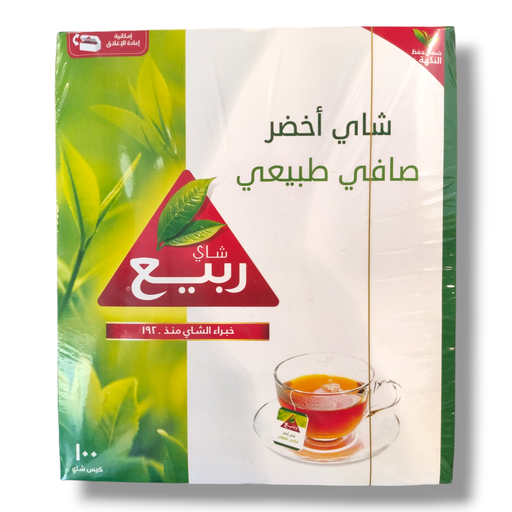 شاي ربيع اخضر اكياس 100